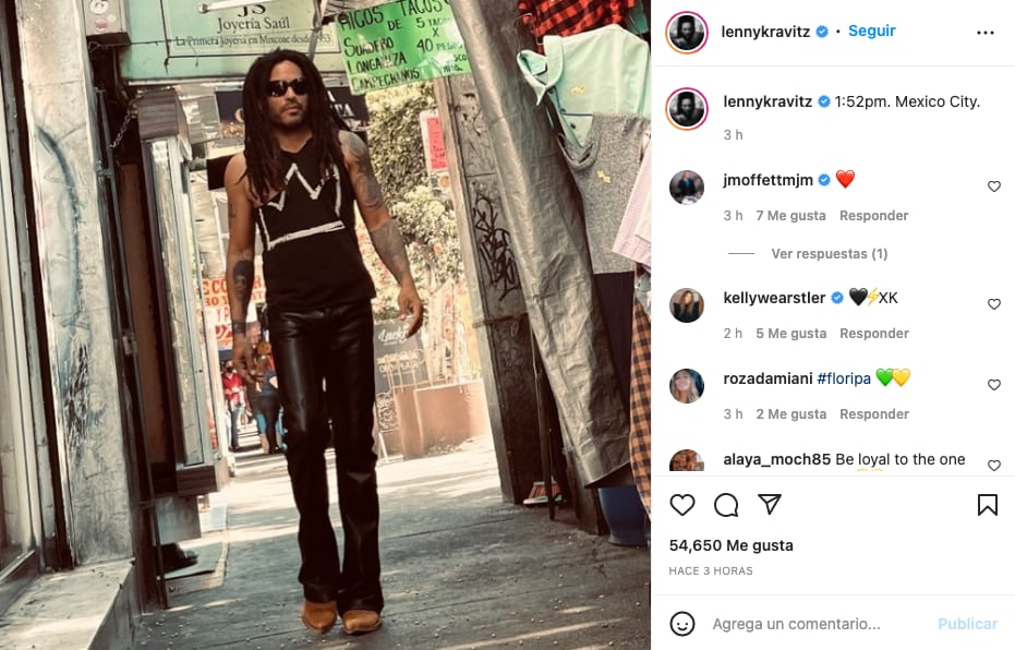 Lenny Kravitz en la CDMX