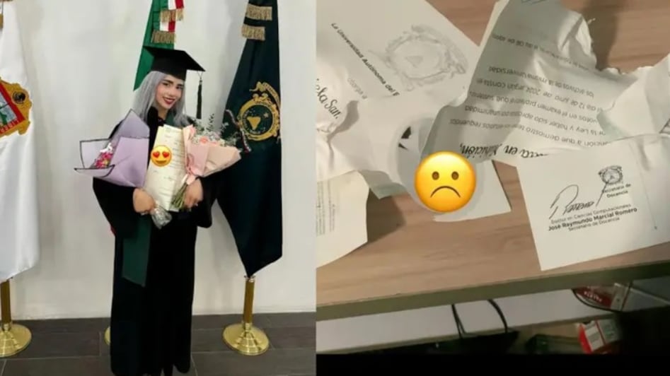 Enfrentó a su novio por infiel y él se vengó destruyendo su título universitario