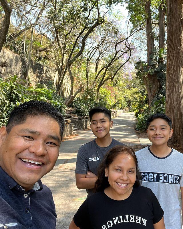 Erasmo Catarino y su familia
