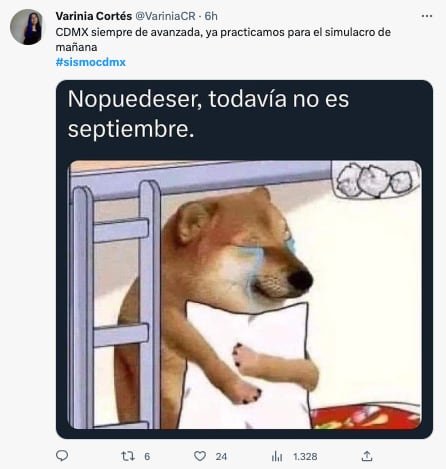 Memes por sismo antes del Simulacro Nacional 2023