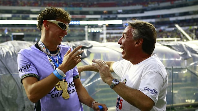 Igor Lichnovsky y Emilio Azcarraga.