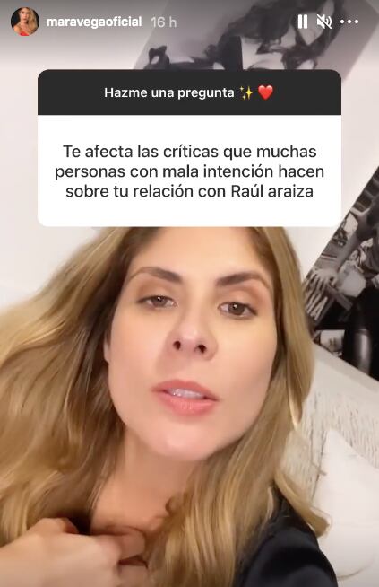 Historias de Instagram de Margarita Vega
