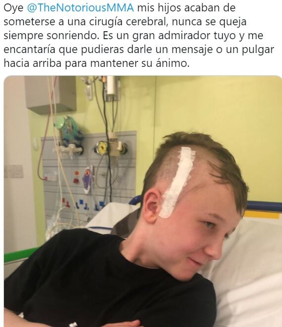 Luca pide mensaje de aliento a Conor McGregor