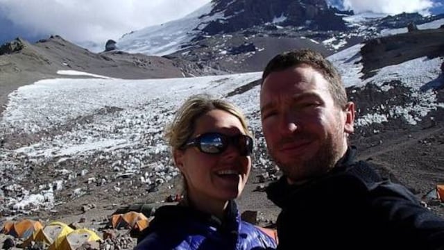 Maria Strydom y su marido.
