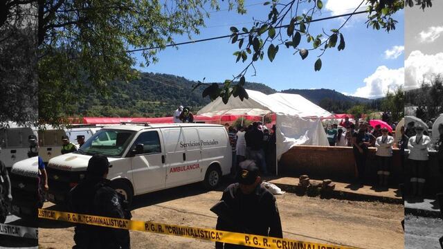 La diligencia está encabezada por un juez penal