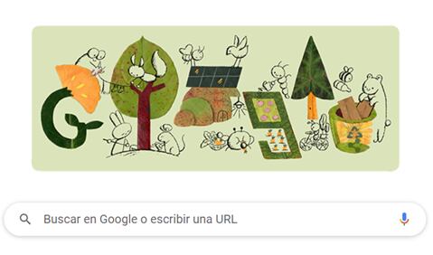 El Google Doodle conmemora el Día Internacional de la Madre de la Tierra