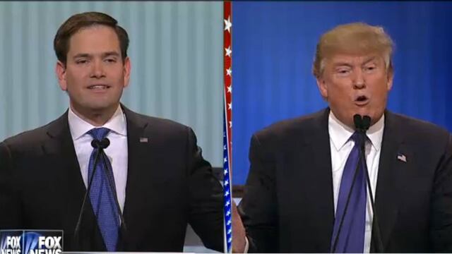 Trump y Rubio se dieron con todo