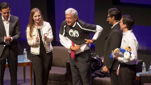 Andrés Manuel López Obrador, candidato de la coalición Juntos Haremos Historia