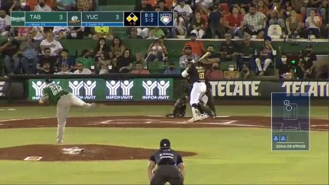 José Juan Aguilar fue impactado por una recta de más de 140 km/h en la cabeza.