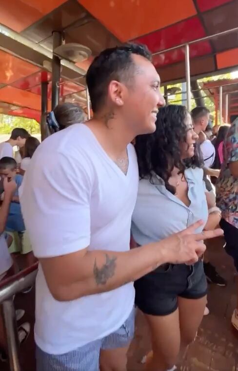 Edwin Luna y fan