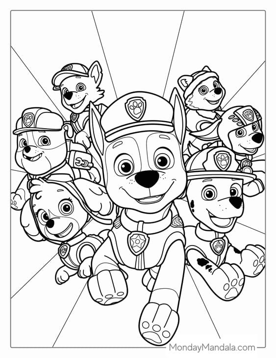 Dibujos de Paw Patrol para el Día del Padre