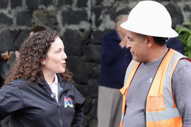 Mariana Rodríguez Mier y Terán supervisa avances de obra en Álvaro Obregón