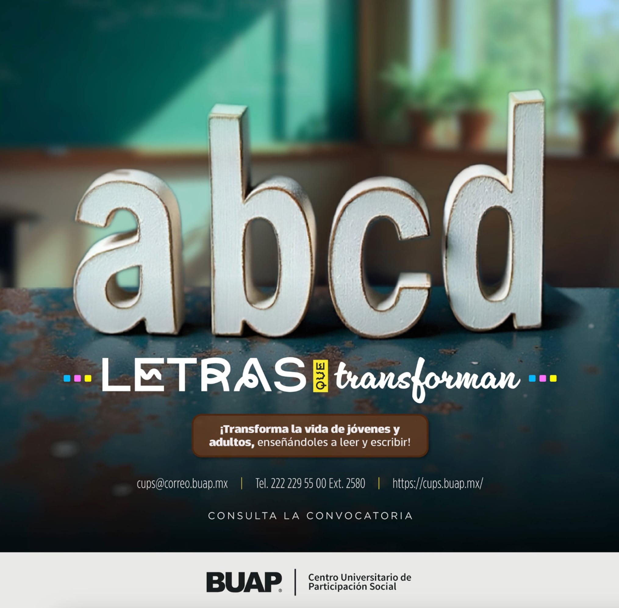 La BUAP presenta el nuevo programa "Letras que transforman" para adultos jóvenes