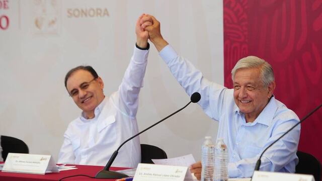 AMLO y Alfonso Durazo de gira en Sonora