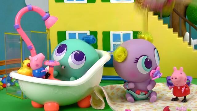 Capítulo Peppa Pig y la rutina de baño de sus Ksi meritos
