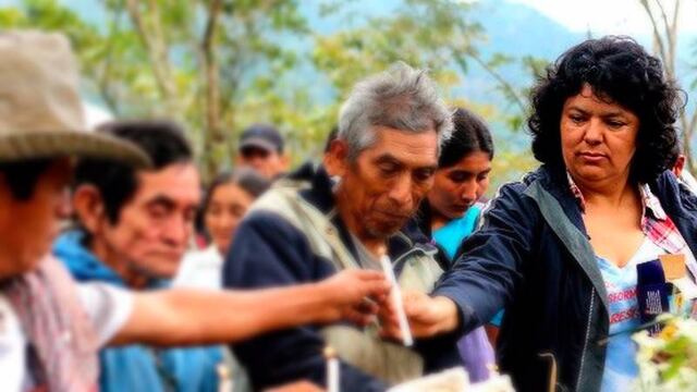 La ambientalista Berta Cáceres