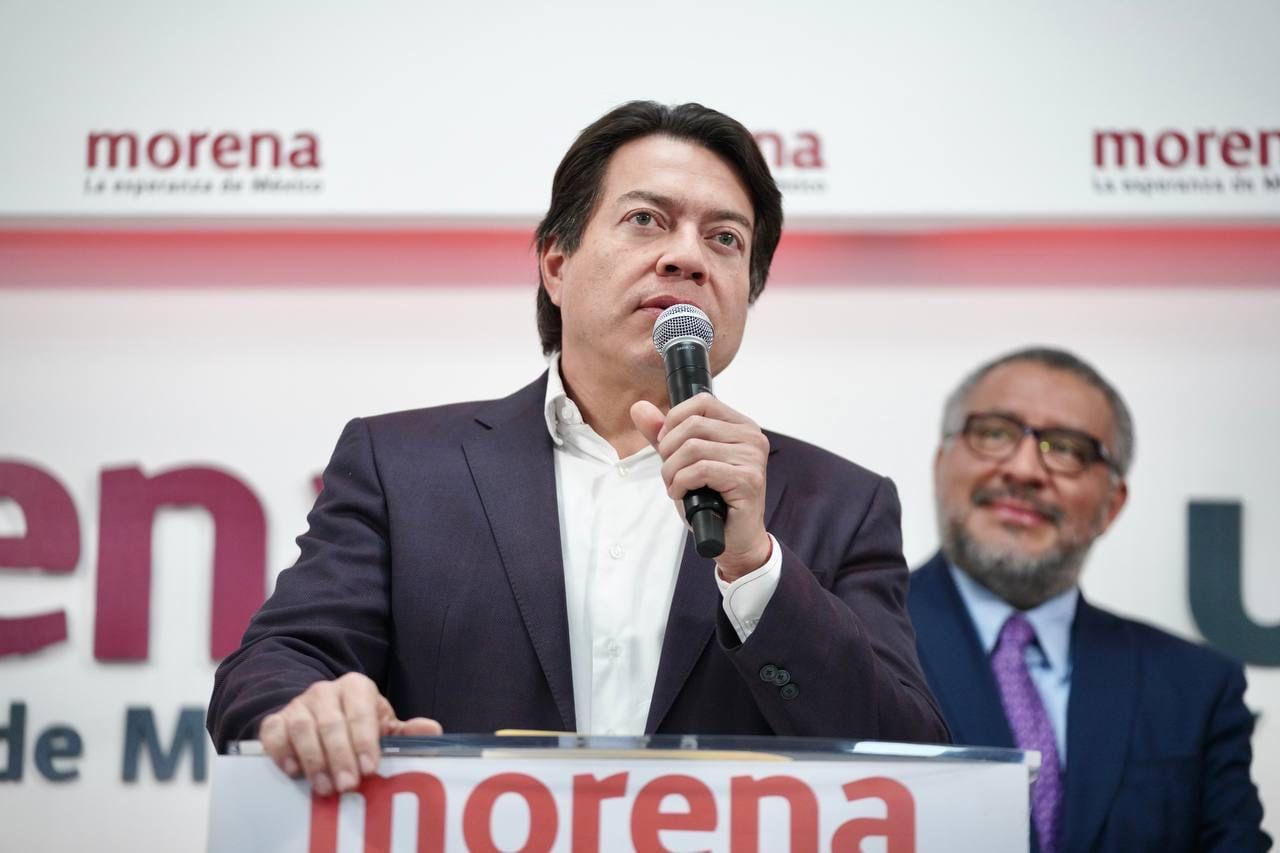 Mario Delgado destaca encuesta que señala que Felipe Calderón debe ser investigado.