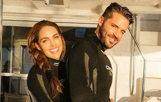 Sara Corrales y su nuevo novioDamián Pasquini