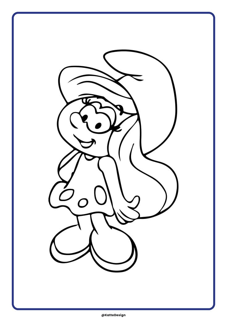 Dibujos de Los Pitufos para colorear