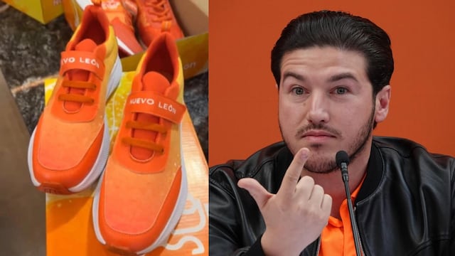 Así son los tenis fosfo fosfo que Samuel García entregará en escuelas