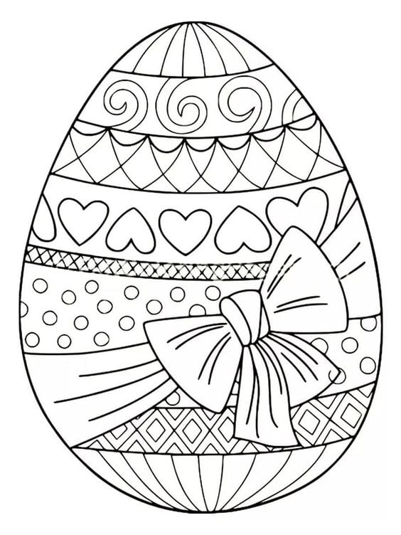 Dibujos de huevos de Pascua