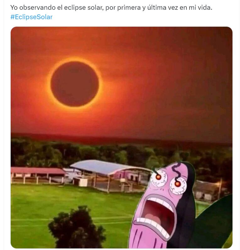 Memes del eclipse solar 2023
