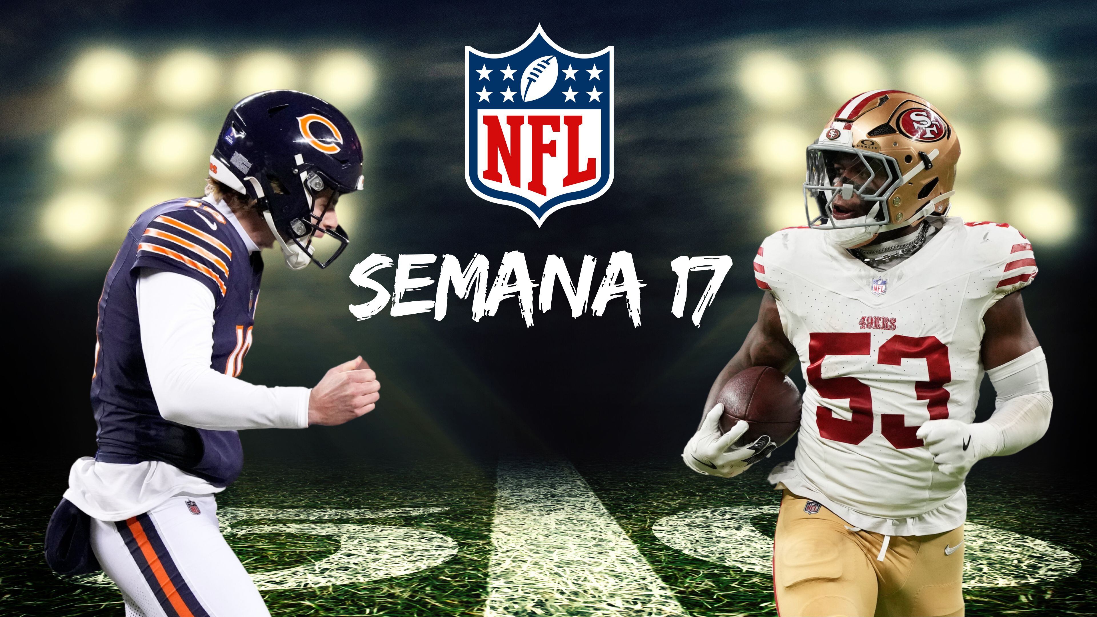 Bears vs 49ers: Hora y canal para ver el partido clave rumbo a los Playoffs de la NFL