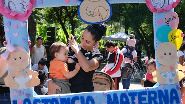 Semana Mundial de la Lactancia Materna, en el Bosque de Chapultepec