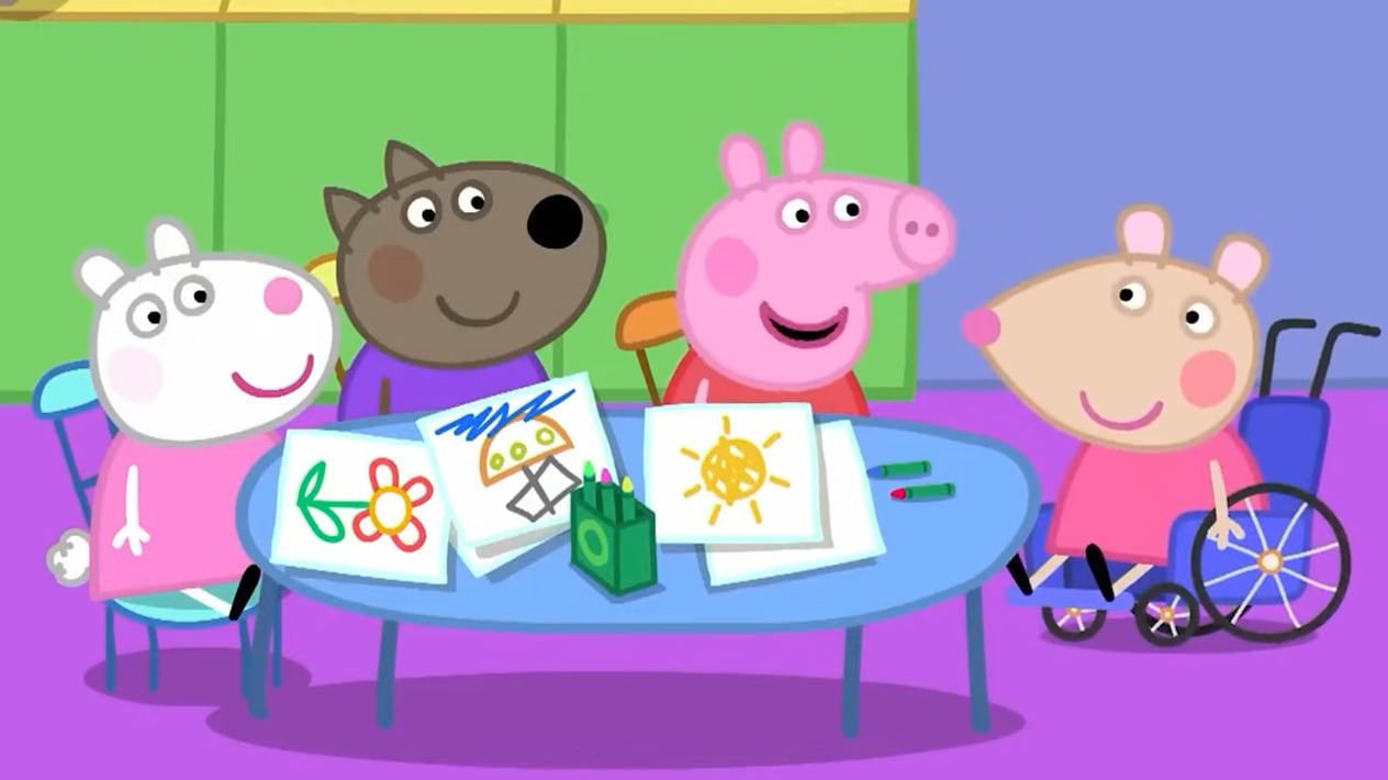 Peppa Pig y Mandy Ratona