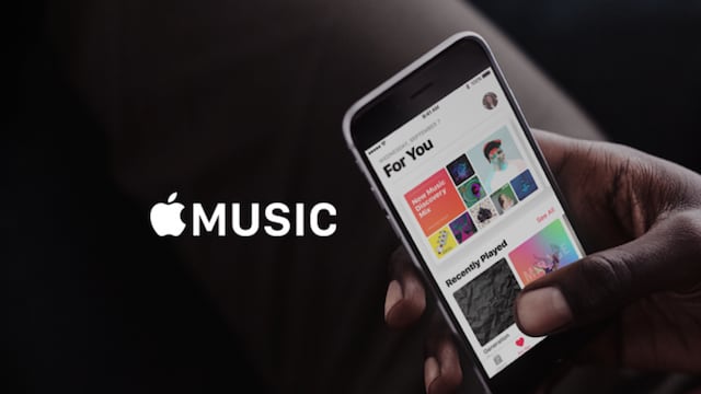 El servicio de Apple Music.