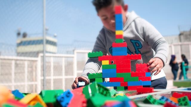 Área de juegos en el Centro Femenil de Readaptación Social de Santa Martha Acatitla.