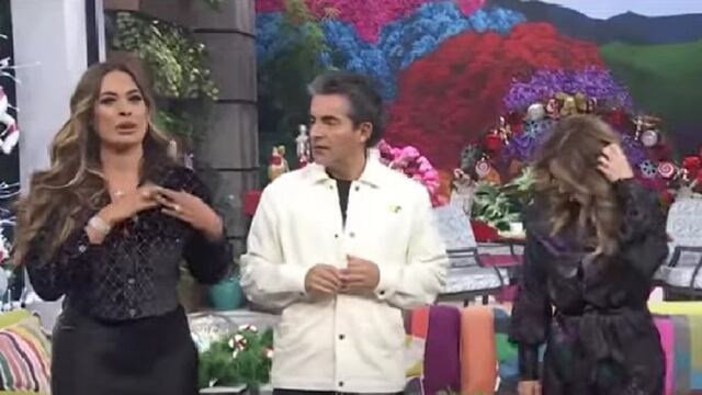 Galilea Montijo se burla de Andrea Legarreta por ponerse el vestido al revés
