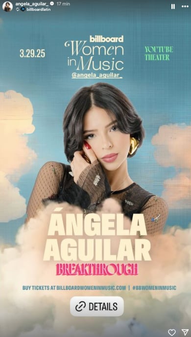 Billboard reconoce a Ángela Aguilar
