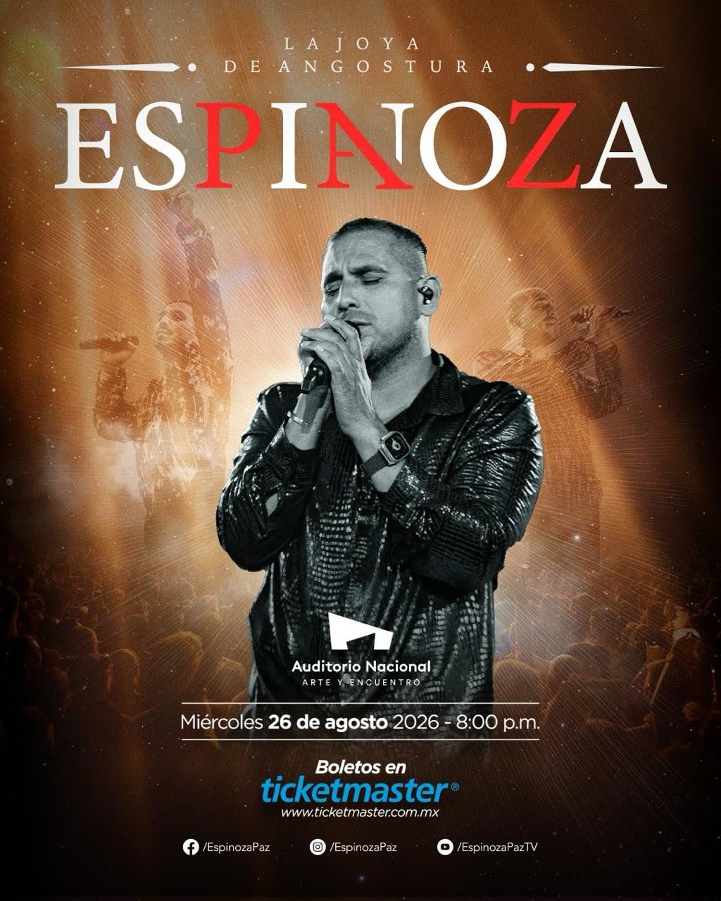 Concierto de Espinoza Paz en Auditorio Nacional