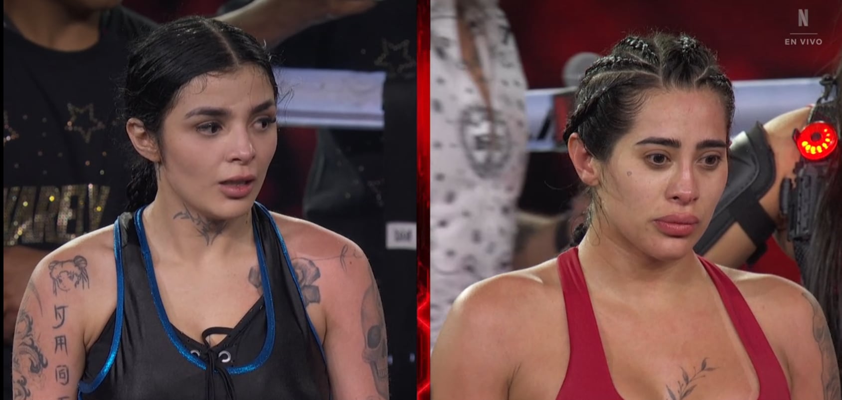 Las peleadoras aguantaron los tres rounds