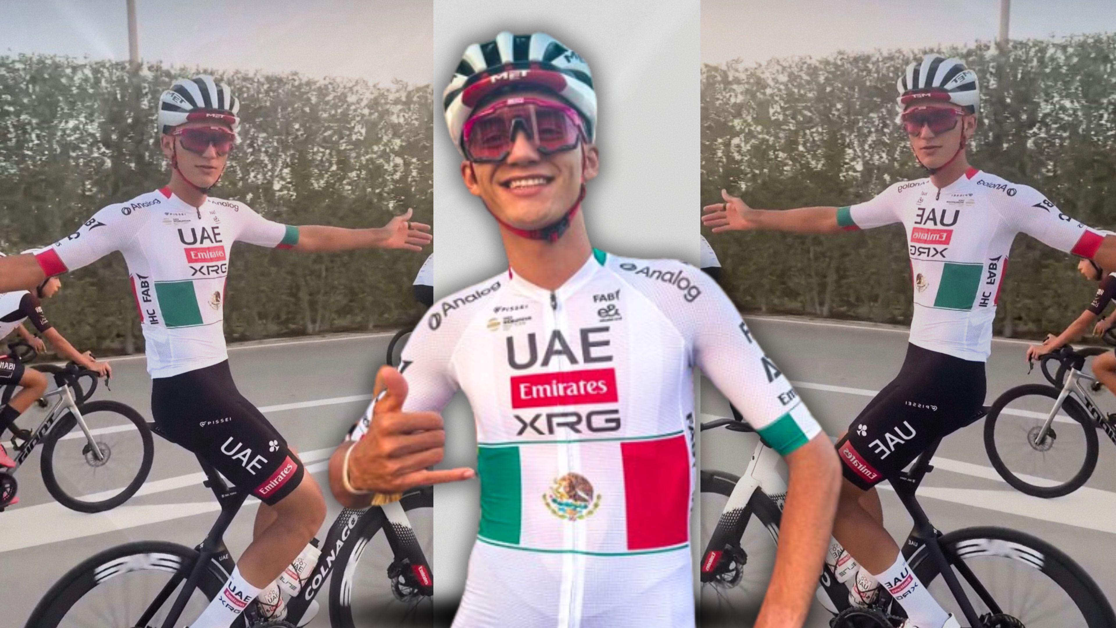Isaac del Toro luce nuevo jersey del UAE Team Emirates y emociona a México; este sería su precio