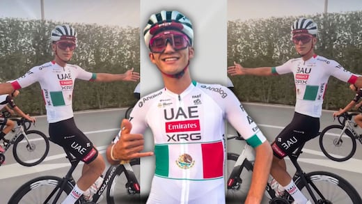 Isaac del Toro luce nuevo jersey del UAE Team Emirates y emociona a México; este sería su precio