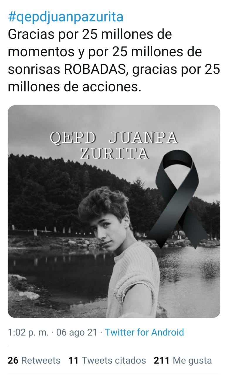 Publicación de Twitter