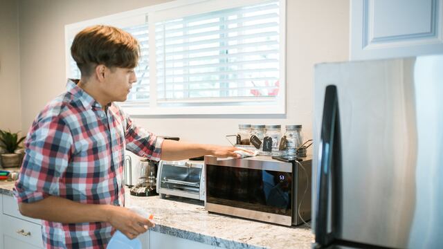 Limpieza de microondas