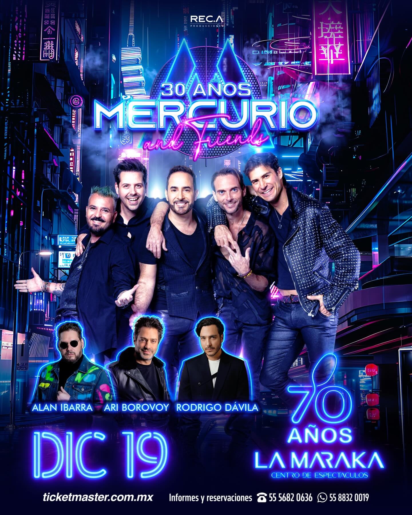 Concierto de Mercurio en La Maraka