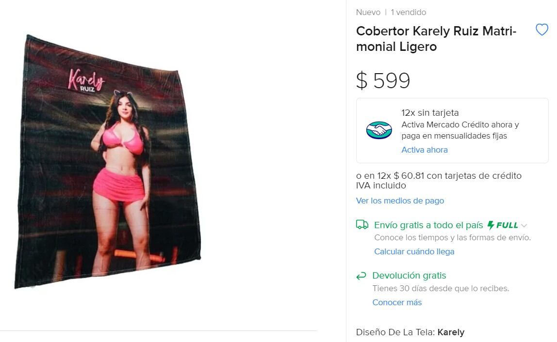 Cobertor de Karely Ruiz