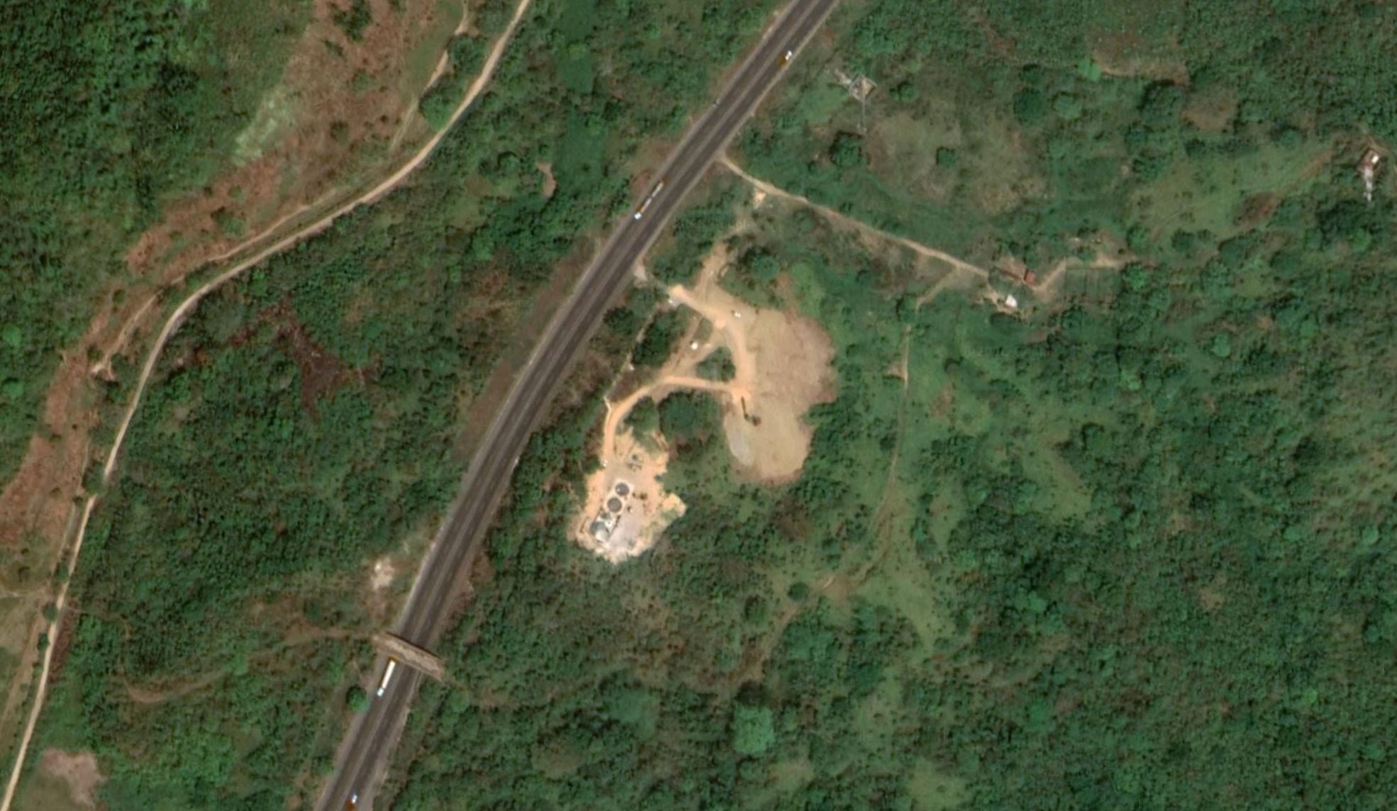 Refinería clandestina de Coatzacoalcos, Veracruz, a finales de 2019