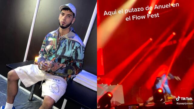 Anuel AA y su caída en Coca-Cola Flow Fest 2022