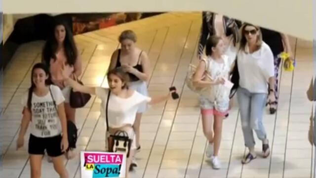 Angélica Rivera y sus hijas visitan tiendas de Beverly Hills (VIDEO)