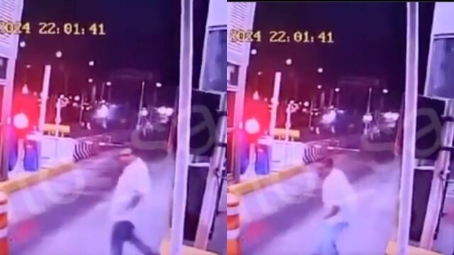 Motociclista atropella a cajero de Capufe para no pagar cuota en la autopista México-Cuernavaca