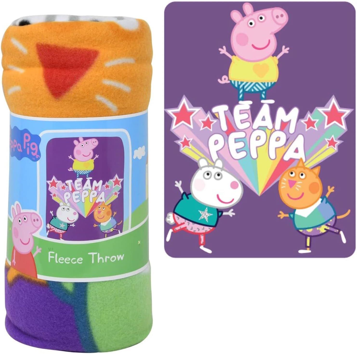 Cobertor de Peppa Pig y Candy Cat