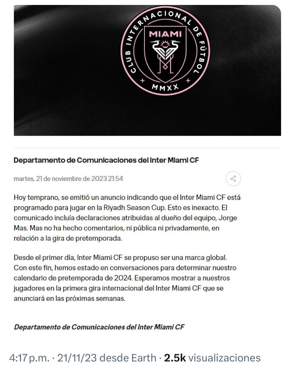 Inter Miami.