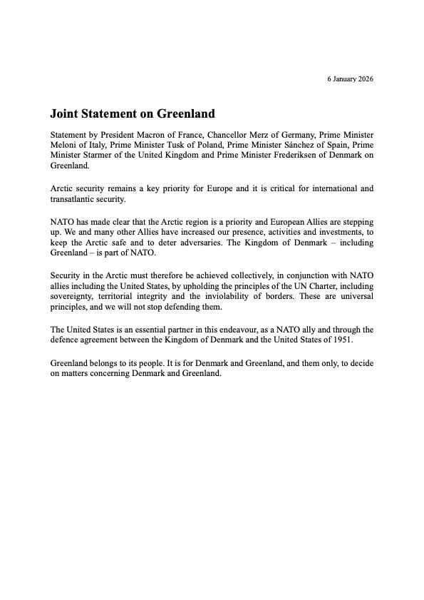 “Groenlandia pertenece a su gente”: Europa respalda a Dinamarca