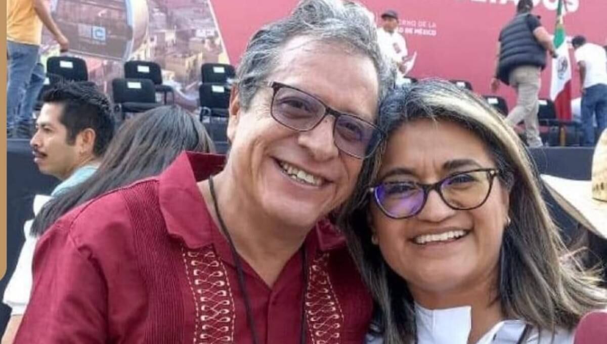 Aleida Alavez, alcaldesa de Iztapalapa y su esposo