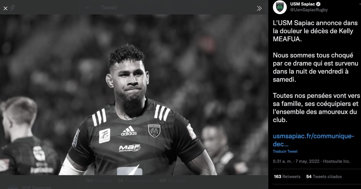 Muere Kelly Meafua